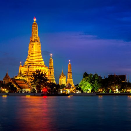 Wat Arun temple in Bangkok, Thailand.
